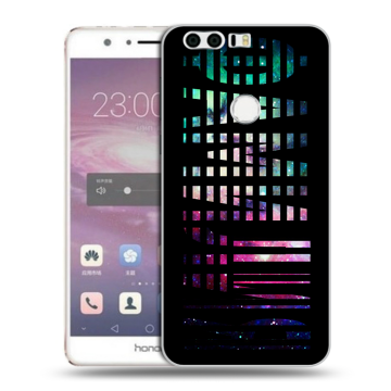 Силиконовый противоударный чехол на Huawei Honor 8 с принтом ФАМИЛИЯ