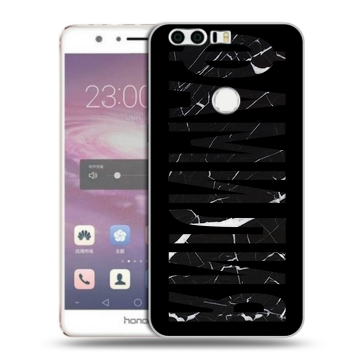 Силиконовый противоударный чехол на Huawei Honor 8 с принтом ФАМИЛИЯ