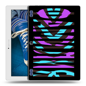Силиконовый чехол на Lenovo Tab 2 A10-30 с принтом ФАМИЛИЯ