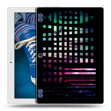 Силиконовый чехол на Lenovo Tab 2 A10-30 с принтом ФАМИЛИЯ