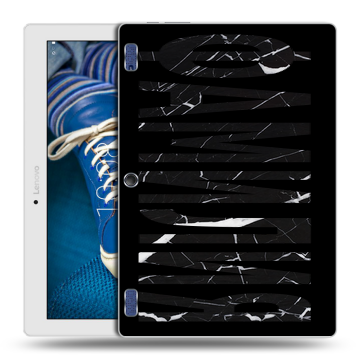 Силиконовый чехол на Lenovo Tab 2 A10-30 с принтом ФАМИЛИЯ