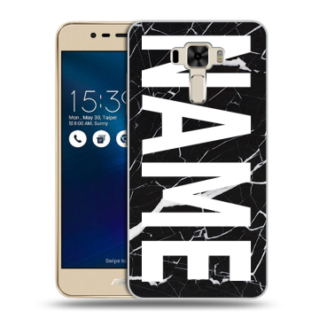Силиконовый чехол на Asus ZenFone 3 Laser с принтом NAME