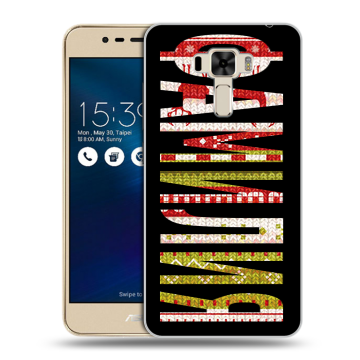 Силиконовый чехол на Asus ZenFone 3 Laser с принтом ФАМИЛИЯ