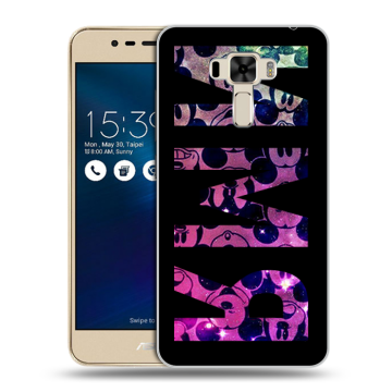 Силиконовый чехол на Asus ZenFone 3 Laser с принтом ИМЯ