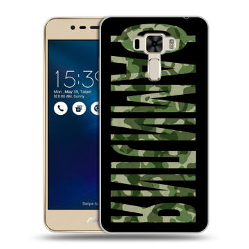 Силиконовый чехол на Asus ZenFone 3 Laser с принтом ФАМИЛИЯ