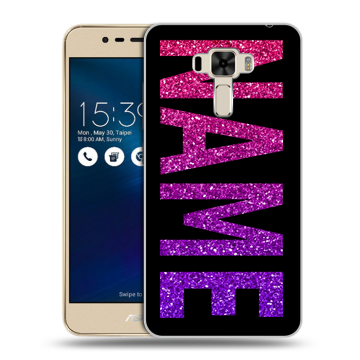 Силиконовый чехол на Asus ZenFone 3 Laser с принтом NAME