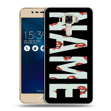Силиконовый чехол на Asus ZenFone 3 Laser с принтом NAME