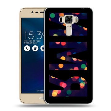 Силиконовый чехол на Asus ZenFone 3 Laser с принтом ИМЯ