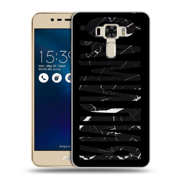 Силиконовый чехол на Asus ZenFone 3 Laser с принтом ФАМИЛИЯ