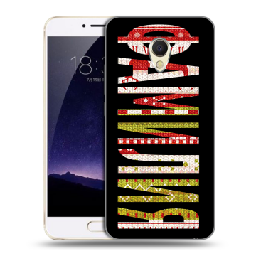 Пластиковый чехол на Meizu MX6 с принтом ФАМИЛИЯ