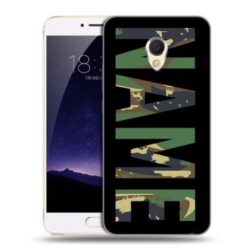 Пластиковый чехол на Meizu MX6 с принтом NAME