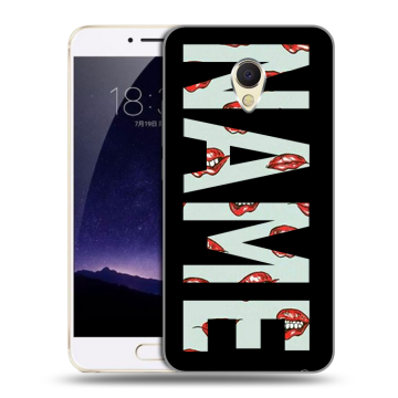 Пластиковый чехол на Meizu MX6 с принтом NAME