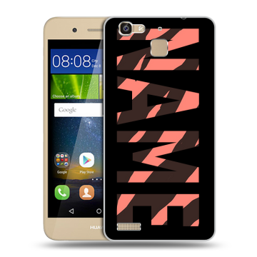 Пластиковый чехол на Huawei GR3 с принтом NAME