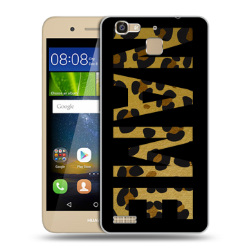 Пластиковый чехол на Huawei GR3 с принтом NAME