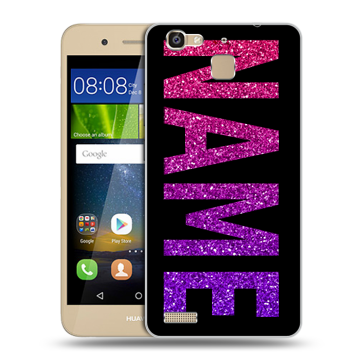 Пластиковый чехол на Huawei GR3 с принтом NAME
