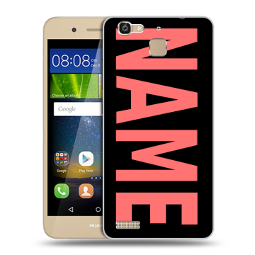 Пластиковый чехол на Huawei GR3 с принтом NAME