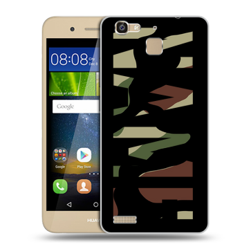 Пластиковый чехол на Huawei GR3 с принтом NAME
