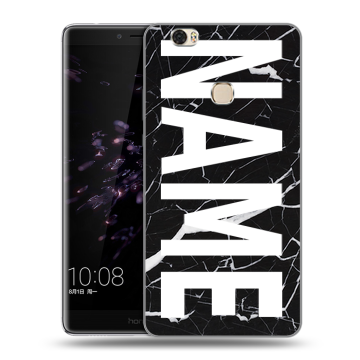 Силиконовый чехол на Huawei Honor Note 8 с принтом NAME