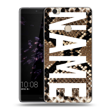 Силиконовый чехол на Huawei Honor Note 8 с принтом NAME