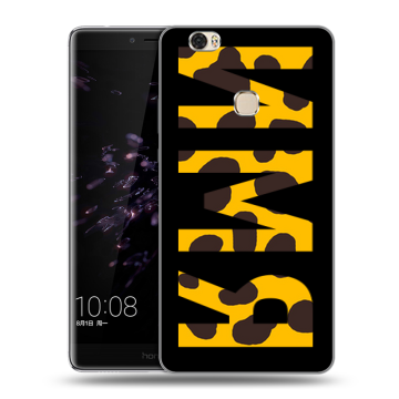 Силиконовый чехол на Huawei Honor Note 8 с принтом ИМЯ