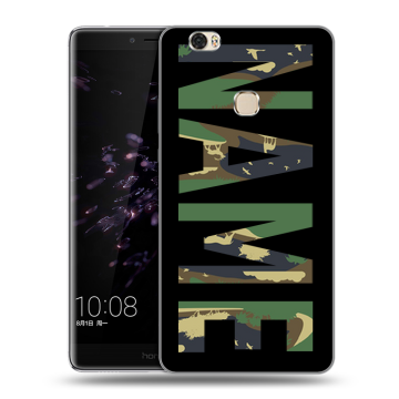 Силиконовый чехол на Huawei Honor Note 8 с принтом NAME