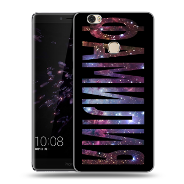 Силиконовый чехол на Huawei Honor Note 8 с принтом ФАМИЛИЯ