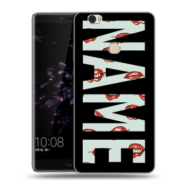 Силиконовый чехол на Huawei Honor Note 8 с принтом NAME