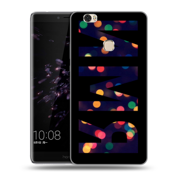 Силиконовый чехол на Huawei Honor Note 8 с принтом ИМЯ