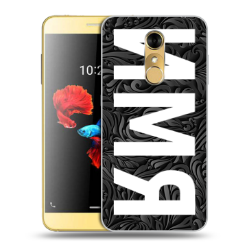 Силиконовый чехол на ZTE Blade A910 с принтом ИМЯ