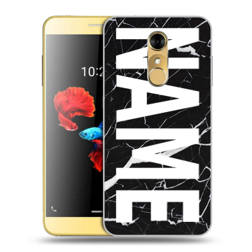 Силиконовый чехол на ZTE Blade A910 с принтом NAME