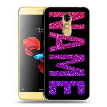 Силиконовый чехол на ZTE Blade A910 с принтом NAME