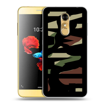 Силиконовый чехол на ZTE Blade A910 с принтом NAME
