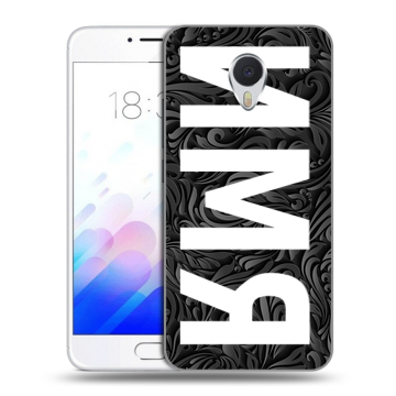 Пластиковый чехол на Meizu M3E с принтом ИМЯ