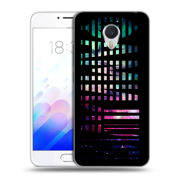 Пластиковый чехол на Meizu M3E с принтом ФАМИЛИЯ