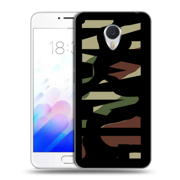 Пластиковый чехол на Meizu M3E с принтом NAME