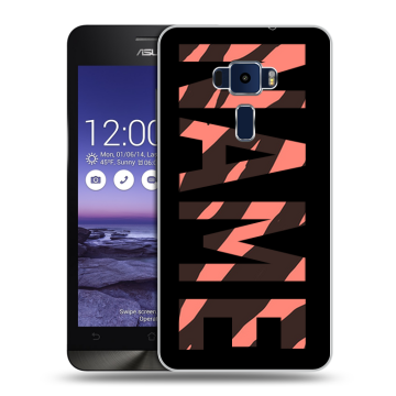 Пластиковый чехол на Asus ZenFone 3 5.2 с принтом NAME