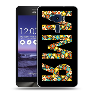 Пластиковый чехол на Asus ZenFone 3 5.2 с принтом ИМЯ