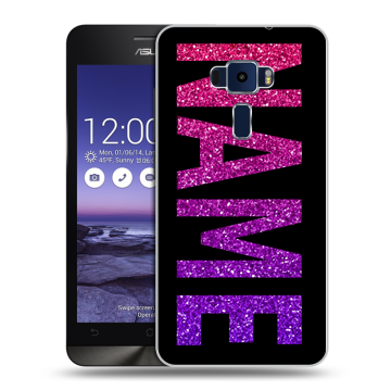 Пластиковый чехол на Asus ZenFone 3 5.2 с принтом NAME