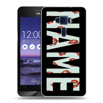 Пластиковый чехол на Asus ZenFone 3 5.2 с принтом NAME