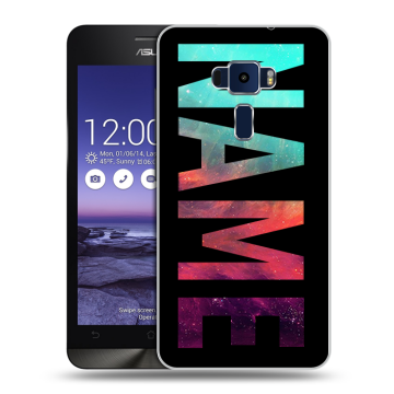 Пластиковый чехол на Asus ZenFone 3 5.2 с принтом NAME