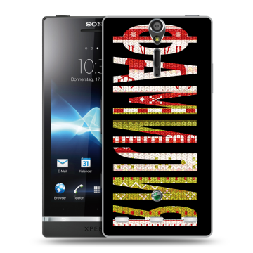 Пластиковый чехол на Sony Xperia S с принтом ФАМИЛИЯ