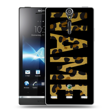 Пластиковый чехол на Sony Xperia S с принтом NAME