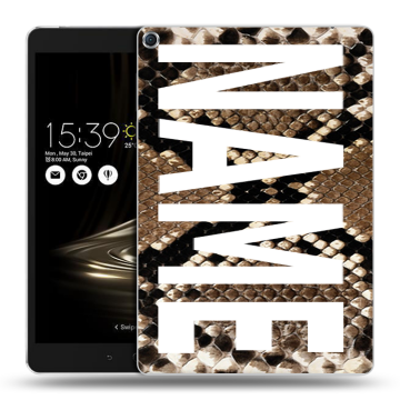 Силиконовый чехол на ASUS ZenPad 3S 10 с принтом NAME