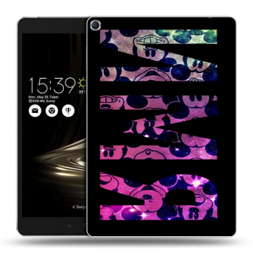 Силиконовый чехол на ASUS ZenPad 3S 10 с принтом ИМЯ