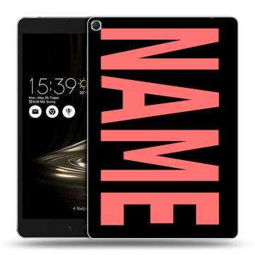 Силиконовый чехол на ASUS ZenPad 3S 10 с принтом NAME