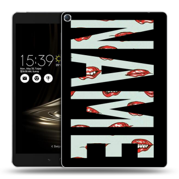 Силиконовый чехол на ASUS ZenPad 3S 10 с принтом NAME