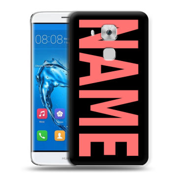 Пластиковый чехол на Huawei Nova Plus с принтом NAME