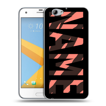 Пластиковый чехол на HTC One A9S с принтом NAME