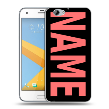 Пластиковый чехол на HTC One A9S с принтом NAME