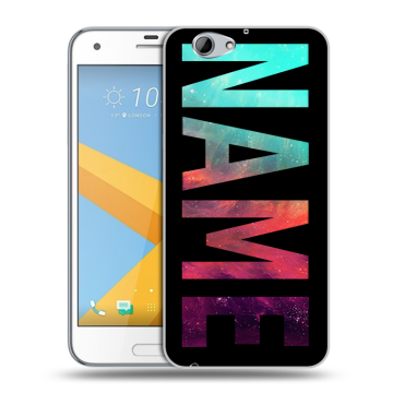 Пластиковый чехол на HTC One A9S с принтом NAME